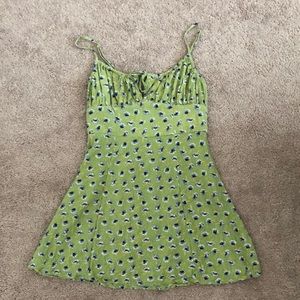 Urban Outfitters Kamaryn Tie-Front Mini Dress size M